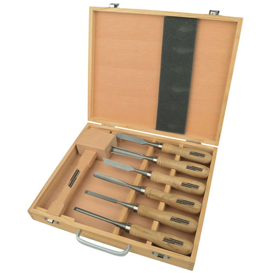 Brüder Mannesmann Houtsnijset 7-delig 66107 - Afbeelding 2