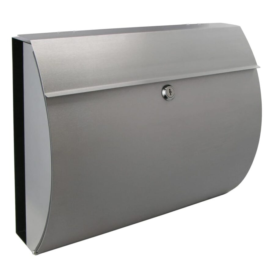 HI Brievenbus met krantenhouder 38x13,3x30,4 cm roestvrij staal - Afbeelding 7