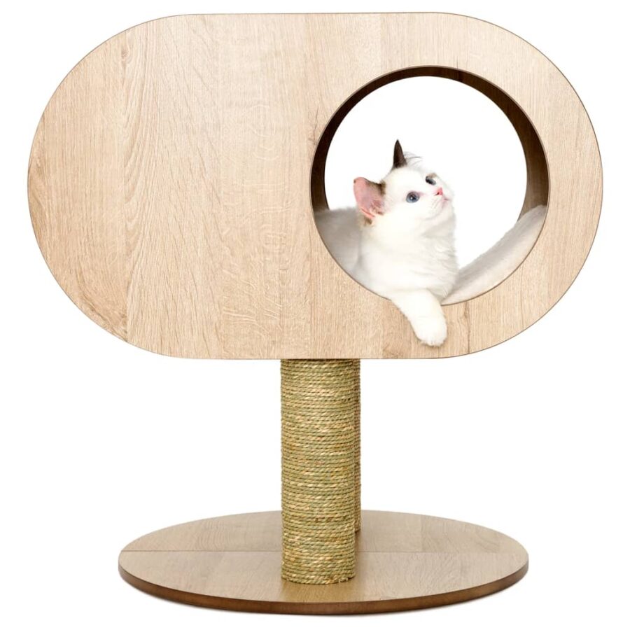 Jack and Vanilla Kattenmeubel cocon Molly 48x48x62 cm bruin - Afbeelding 2