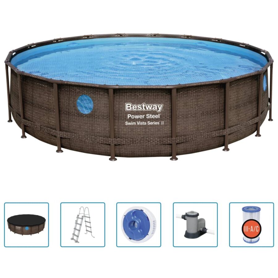 Bestway Zwembadset Power Steel 549x122 cm - Afbeelding 2