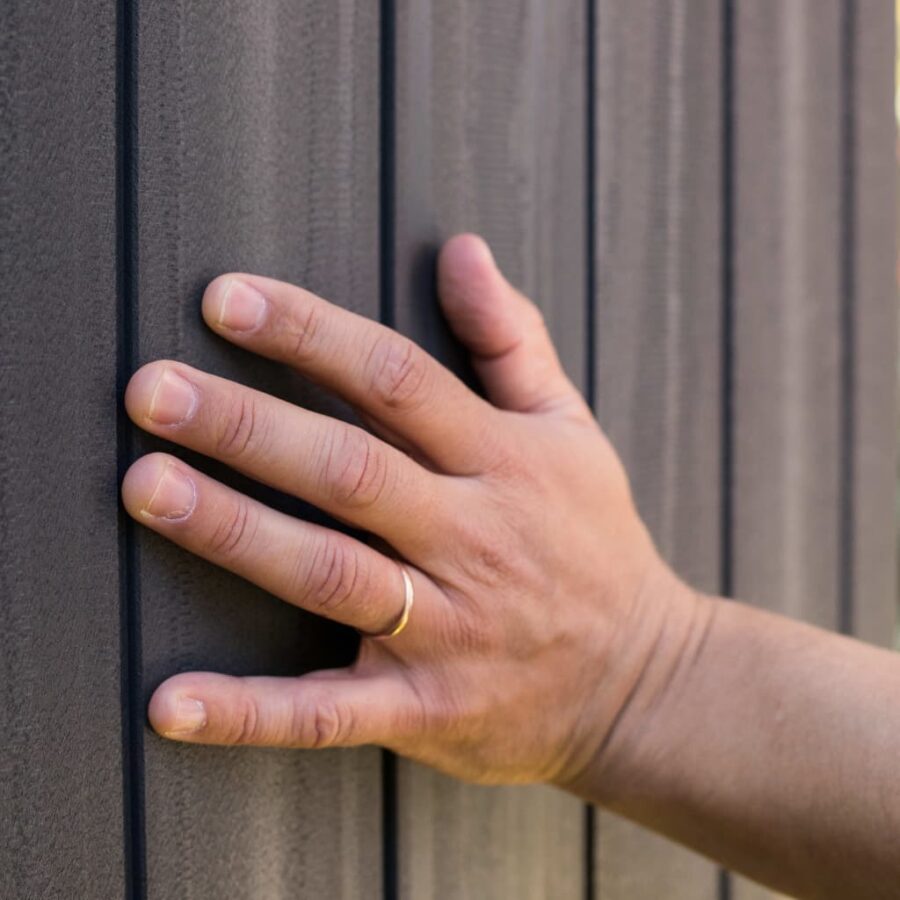 Keter Tuinschuur Darwin 46 hout-look grijs - Afbeelding 5