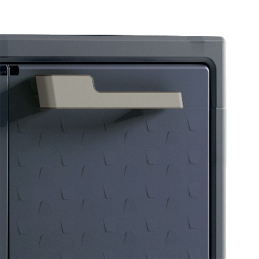 Keter Recyclingkast Moby Compact Recycling System 100 cm grafietgrijs - Afbeelding 3