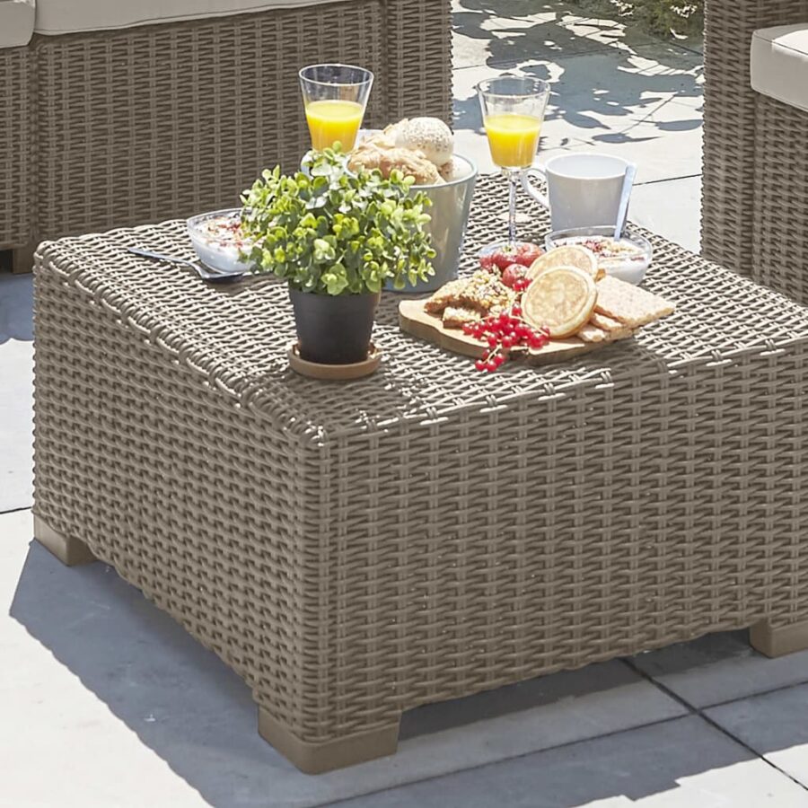 Keter Tuintafel California cappuccinokleurig 198074 - Afbeelding 4