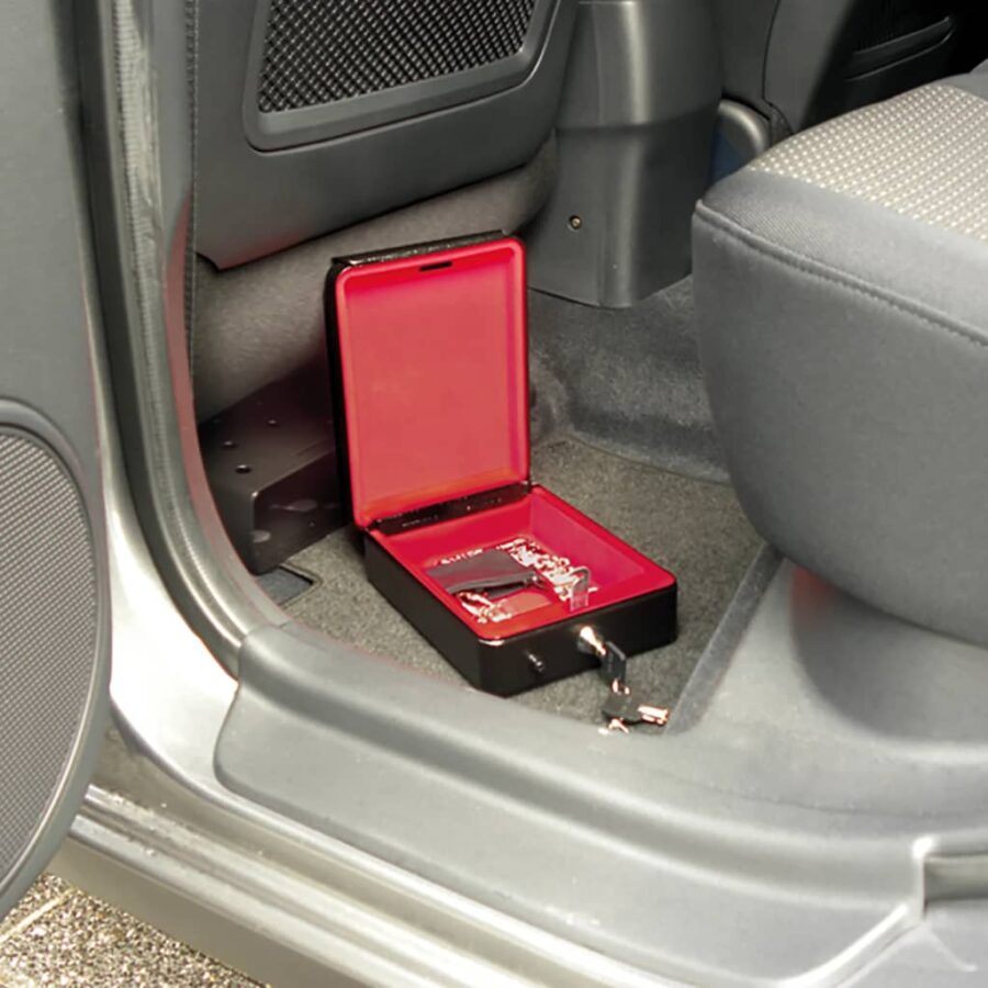 Carpoint Autokluis 22,5x16x7,5 cm staal zwart - Afbeelding 3