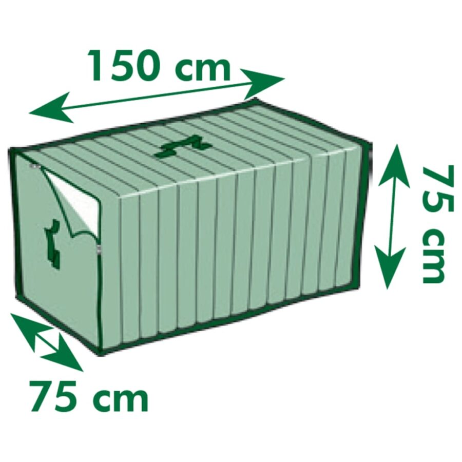 Nature Beschermhoes voor tuinkussens 150x75x75 cm - Afbeelding 4