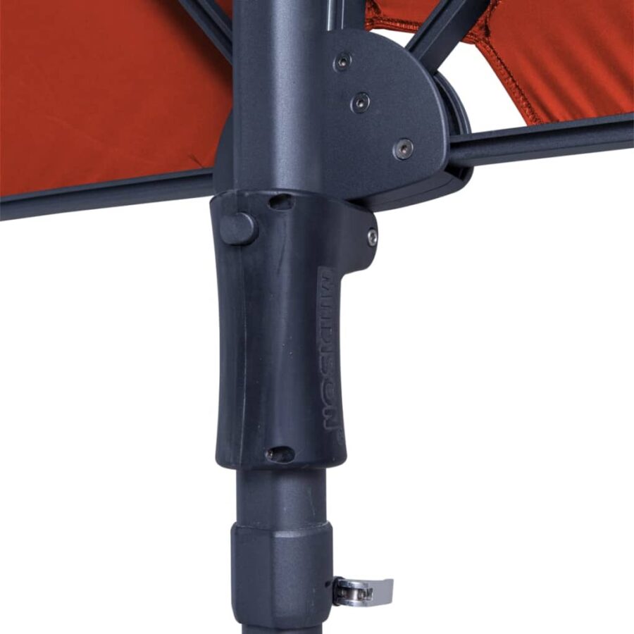 Madison Balkonparasol Sun Wave 270x150 cm steenrood - Afbeelding 6