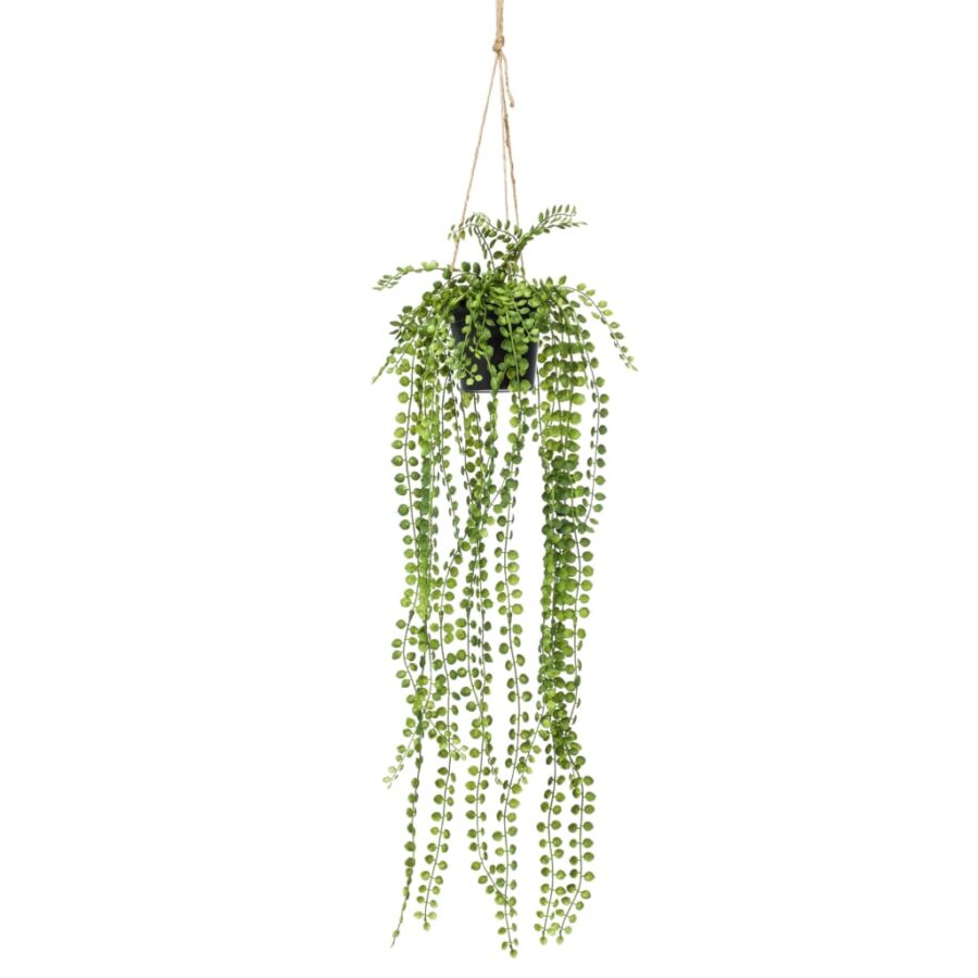 Emerald Kunstplant hangend in pot ficus pumila 60 cm - Afbeelding 2