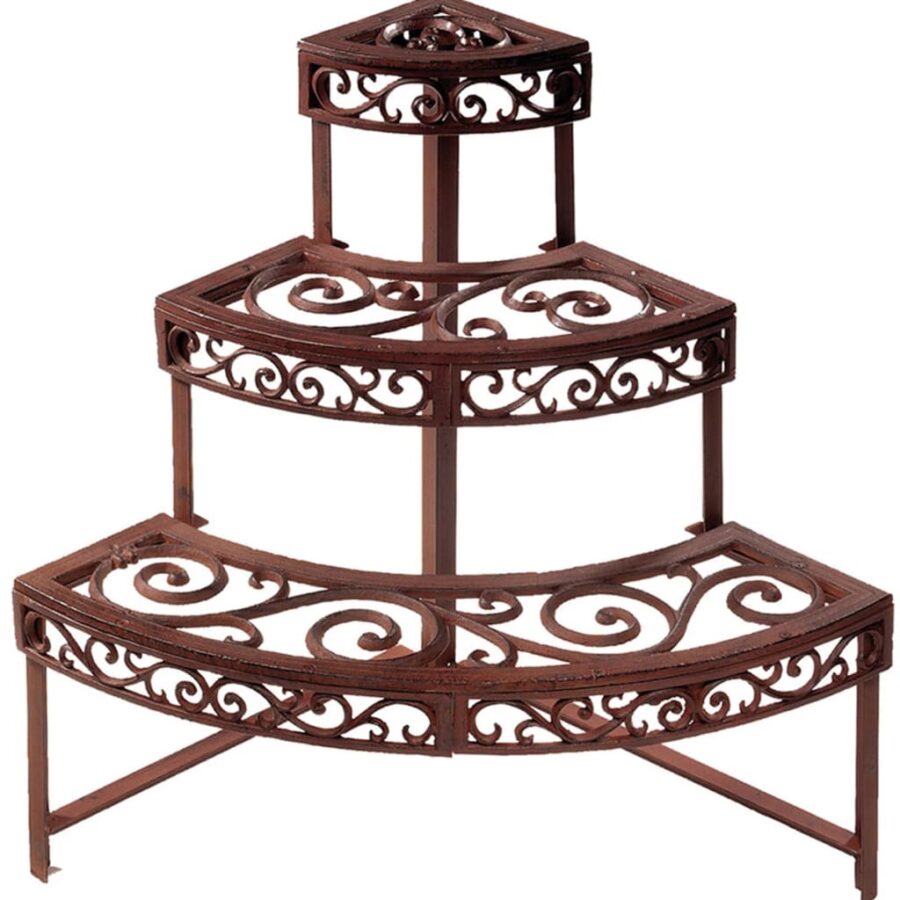 Esschert Design kwartronde etagère BPH32 - Afbeelding 2