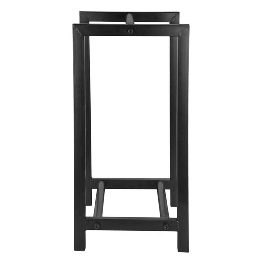 Esschert Design Houtopslagrek zwart - Afbeelding 2