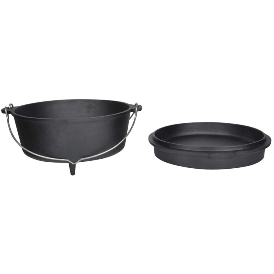Esschert Design sudderpot gietijzer 6,5 L Zwart FF235 - Afbeelding 2