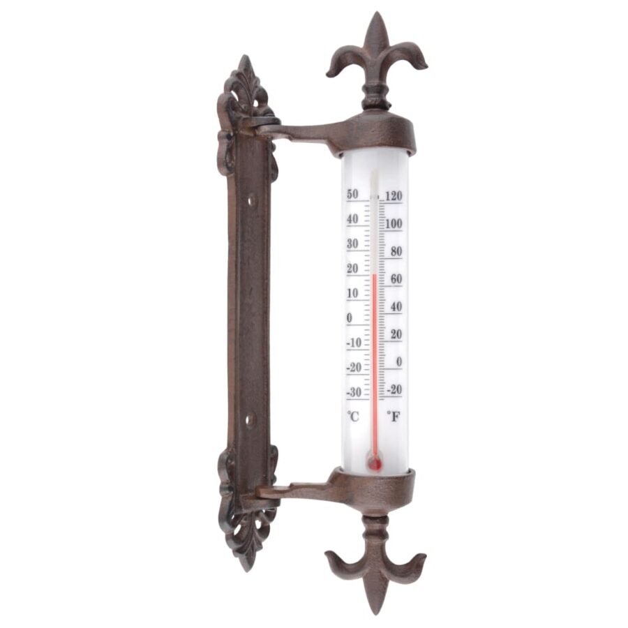 Esschert Design Raamkozijnthermometer gietijzer
