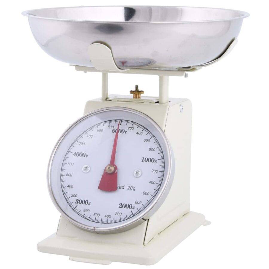 Esschert Design Weegschaal vintage crème