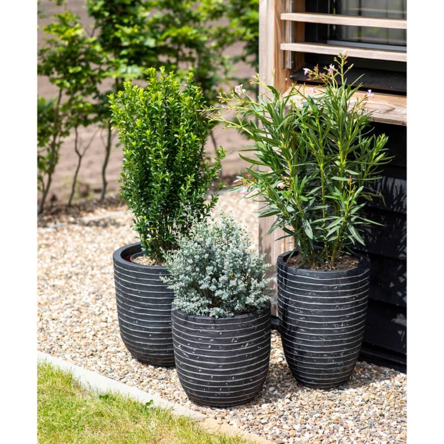 Capi Bloempot Nature Row 35x34 cm antraciet KRWZ932 - Afbeelding 9