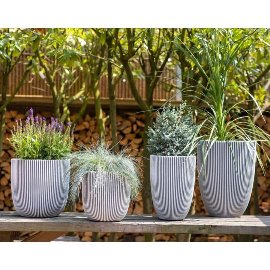 Capi Plantenbak Groove 35x34 cm ivoorkleurig - Afbeelding 10