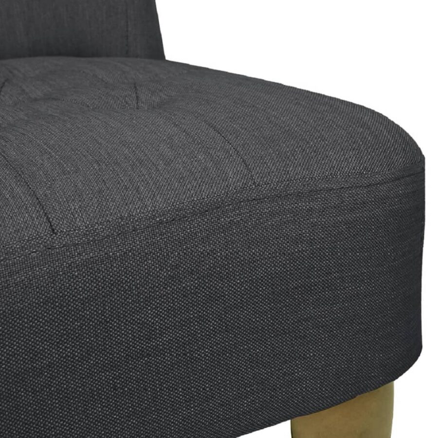 Franse stoelen 2 st stof grijs - Afbeelding 7