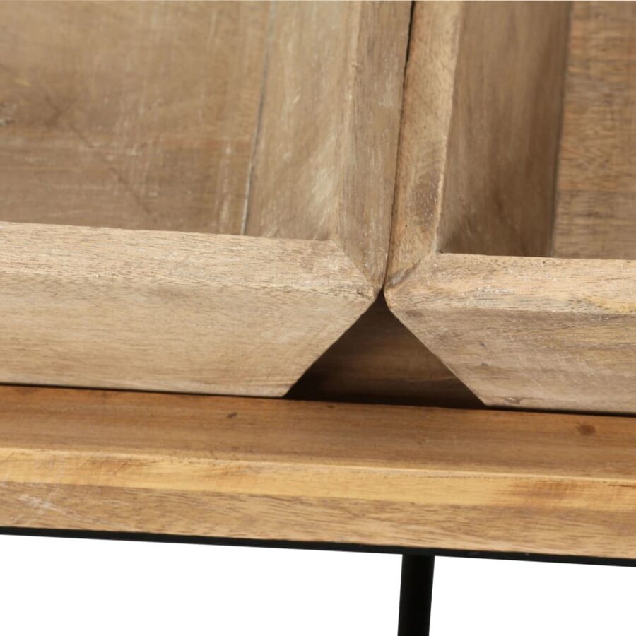 Salontafel 110x55x42 cm massief mangohout - Afbeelding 7