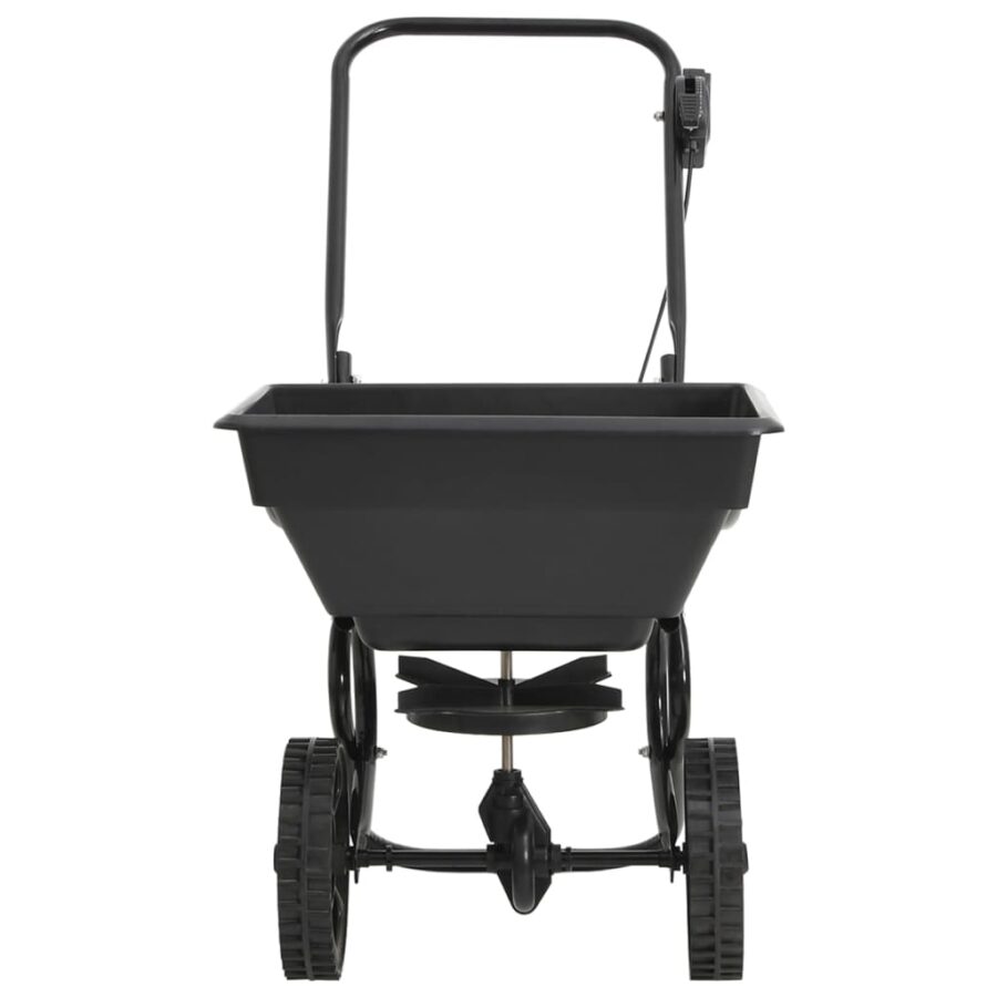 Strooiwagen duwmodel 15 L 92x46x70 cm PVC en staal - Afbeelding 2