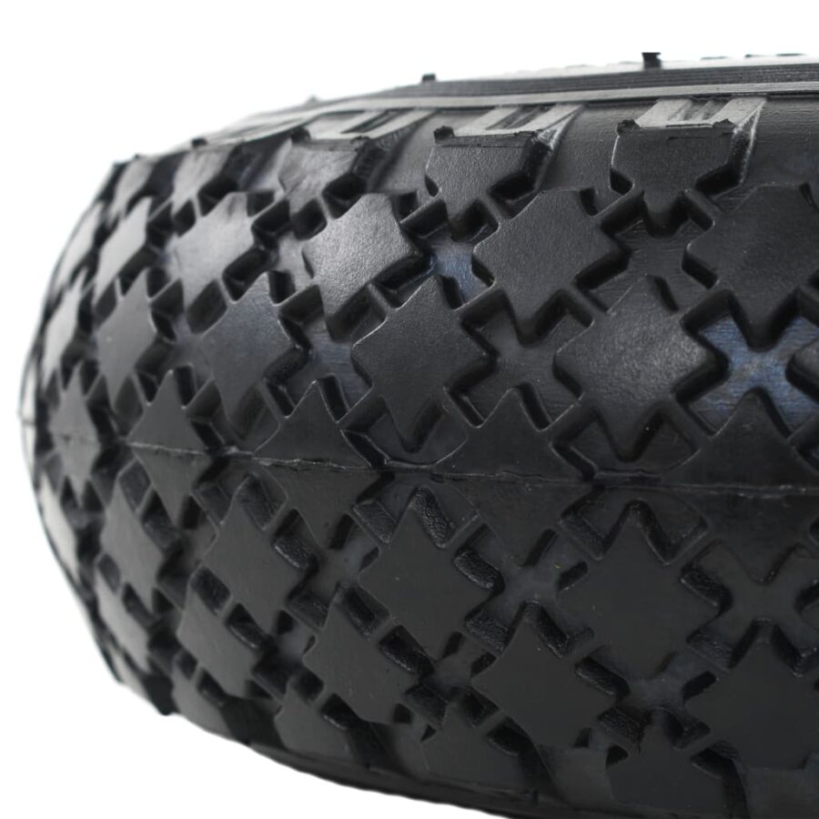 Steekwagenwielen 2 st 3,00-4 (245x82) rubber - Afbeelding 4