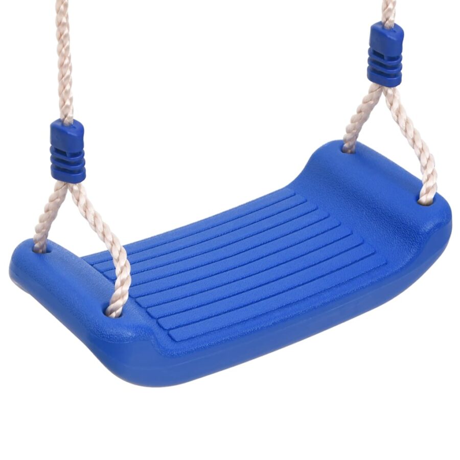 Schommelzitjes 2 st met touwen 37x15 cm polyetheen blauw - Afbeelding 4