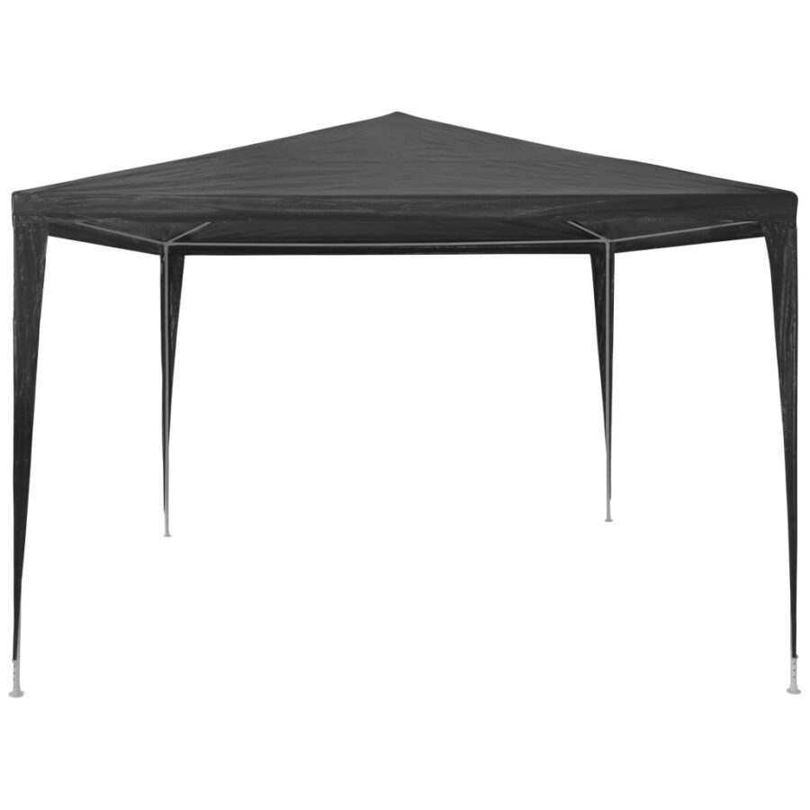 Partytent 3x3 m PE antraciet - Afbeelding 2