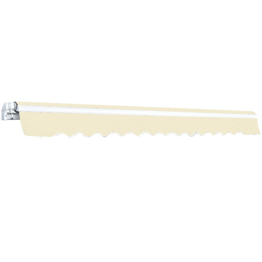 Luifel handmatig uittrekbaar 400 cm crème - Afbeelding 3