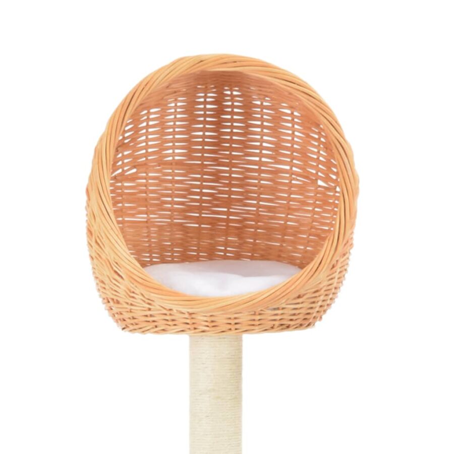 Kattenkrabpaal met sisal krabpaal natuurlijk wilgenhout - Afbeelding 4