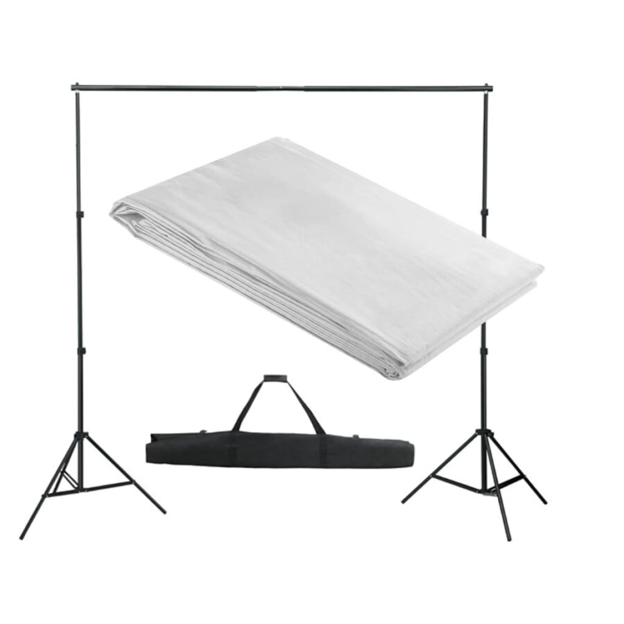 Achtergrondsysteem 300x300 cm wit