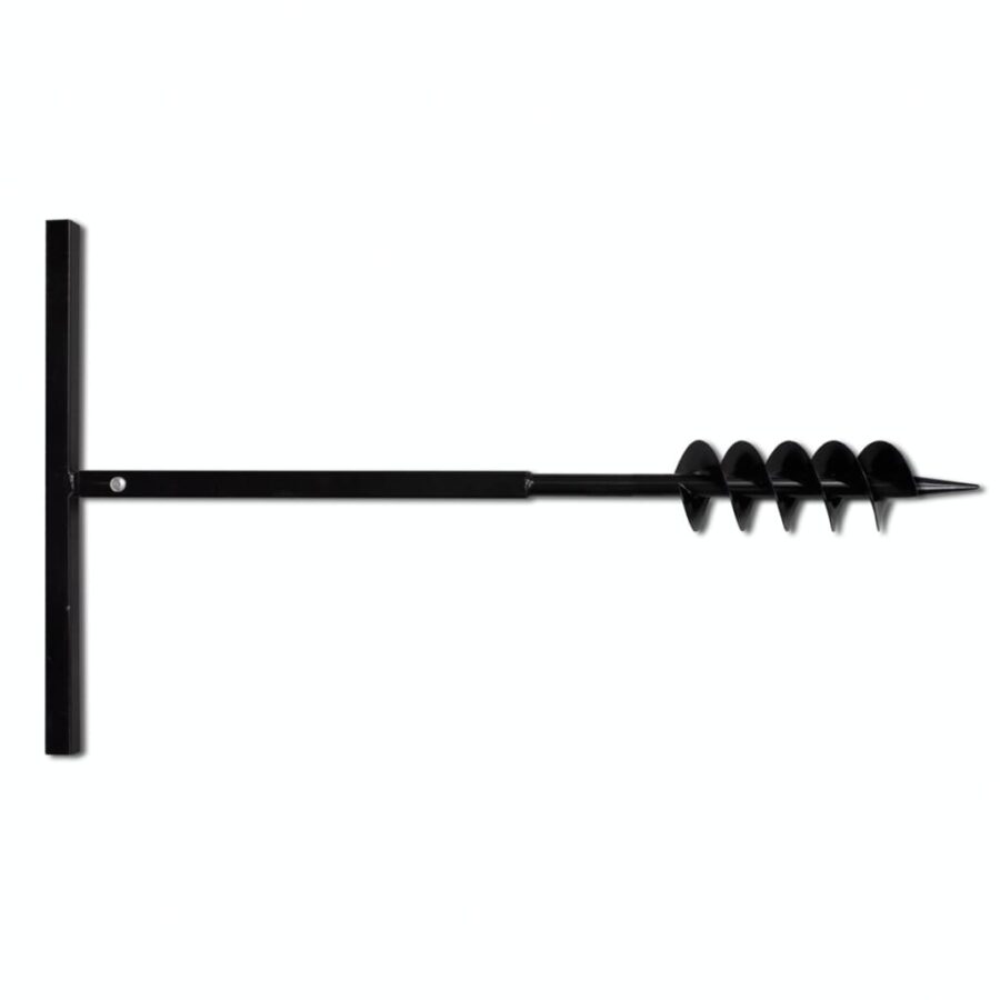 Grondboor 100 mm met 9 m verlengstuk Staal - Afbeelding 3