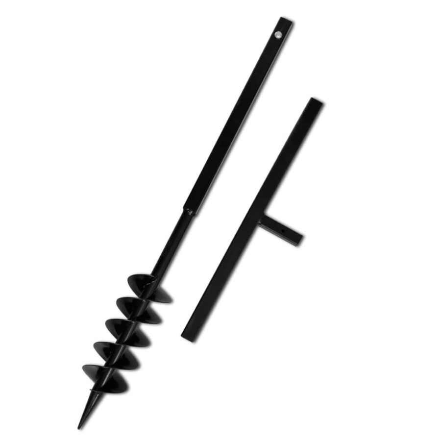 Grondboor 100 mm met 9 m verlengstuk Staal - Afbeelding 4