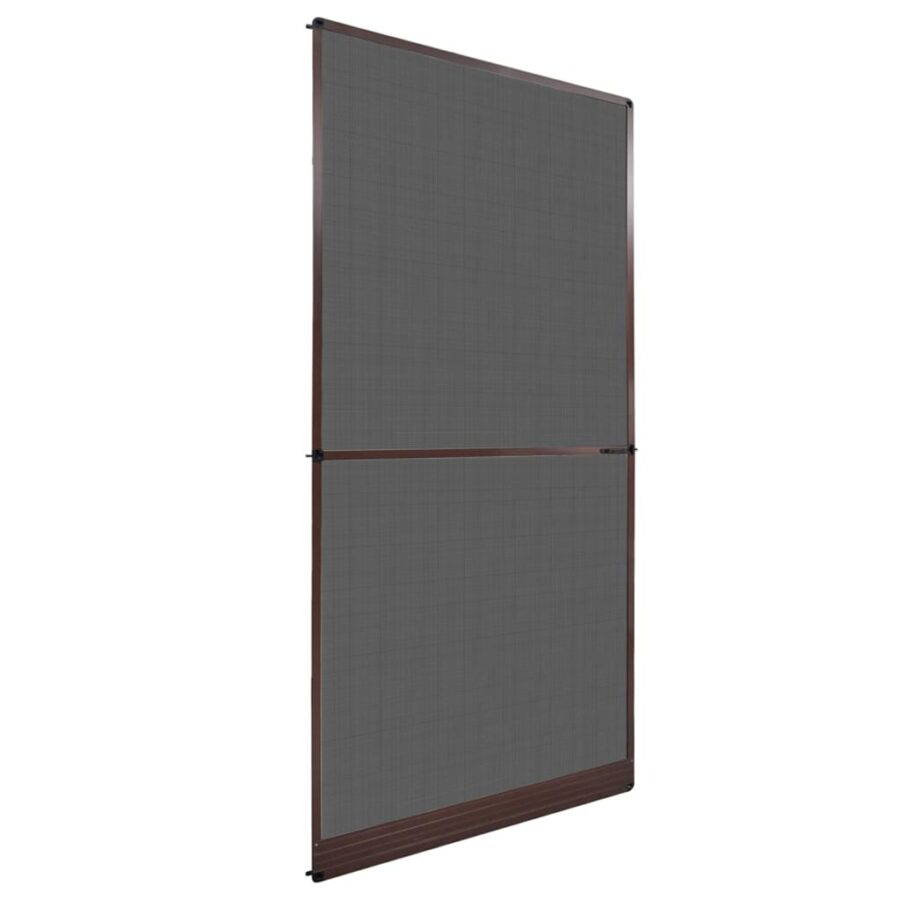 Hordeur met scharnieren bruin 120 x 240 cm