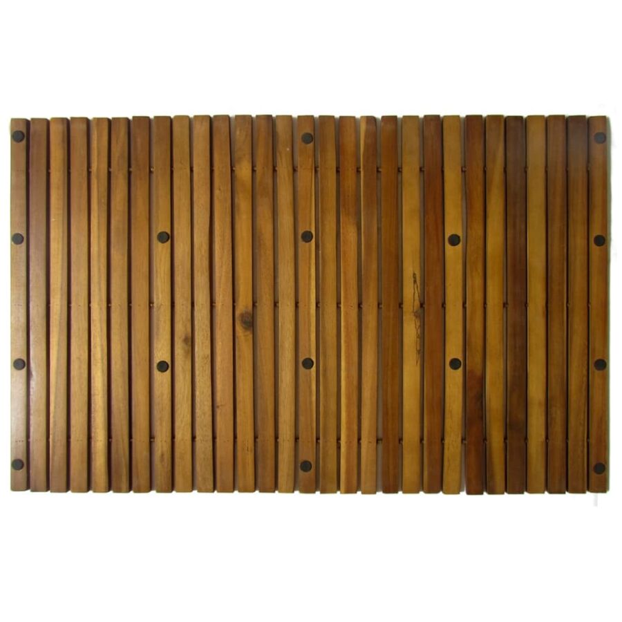 Badmat acaciahout 80 x 50 cm 3 stuks - Afbeelding 4