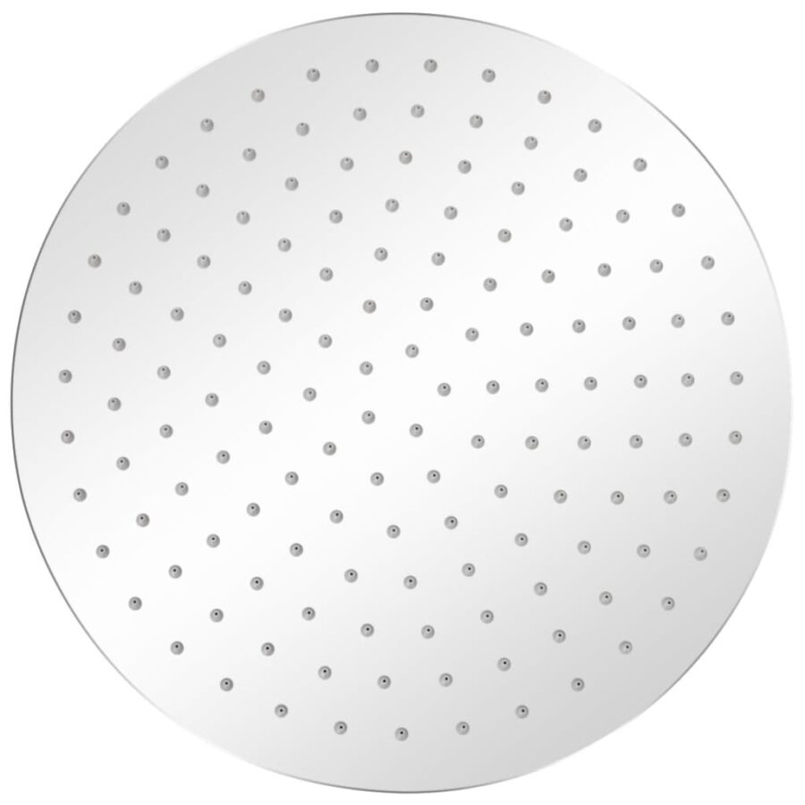 Regendouchekop roestvrij staal 30cm rond - Afbeelding 2