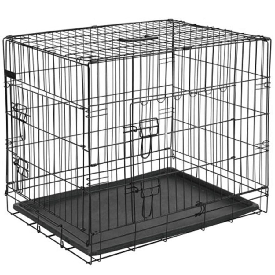 @Pet Hondenbench 77,5x48,5x55,5 cm metaal zwart 15002 - Afbeelding 2