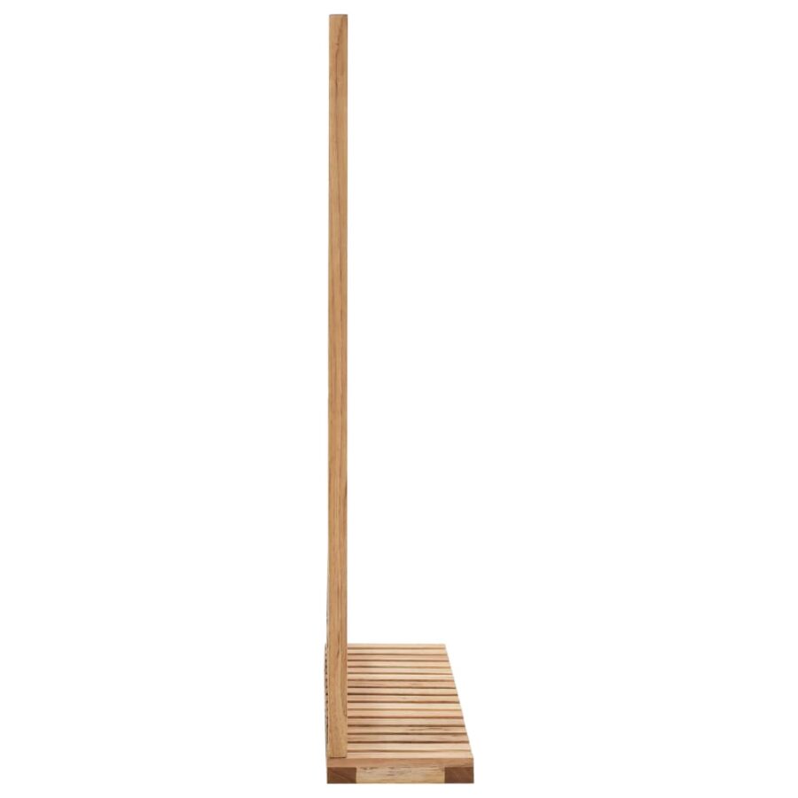 Badkamerspiegel 60x12x62 massief walnotenhout - Afbeelding 3