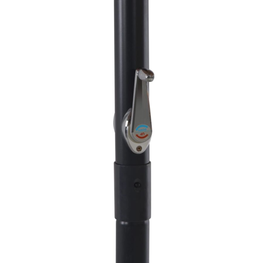 Parasol met draagbare voet taupe - Afbeelding 5
