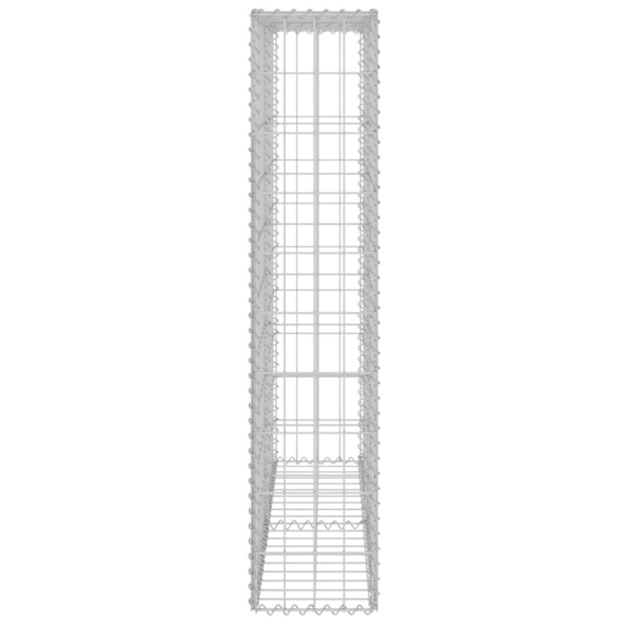 Schanskorfmuur met deksels 80x20x100 cm gegalvaniseerd staal - Afbeelding 5