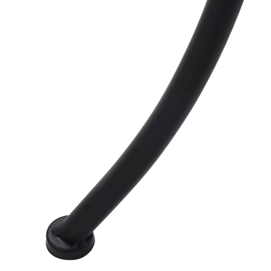 Bistrotafel mozaïek 60 cm keramiek terracottakleurig en wit - Afbeelding 7