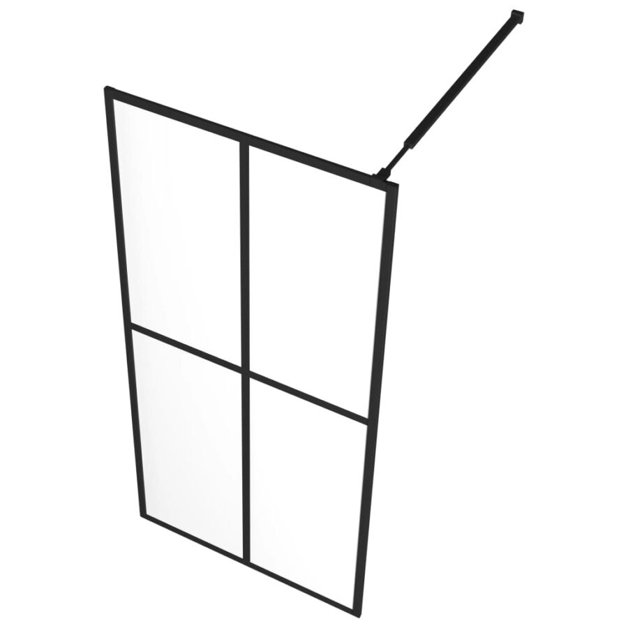 Inloopdouchewand 80x195 cm transparant gehard glas - Afbeelding 5