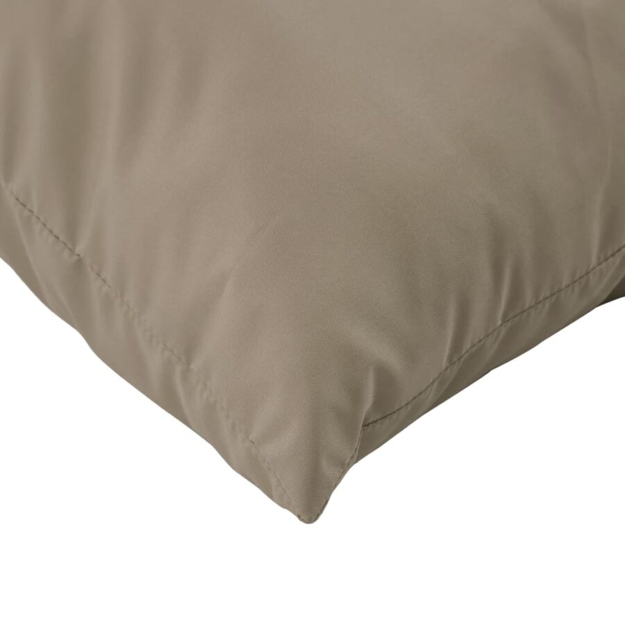Palletkussens 3 st stof taupe - Afbeelding 8