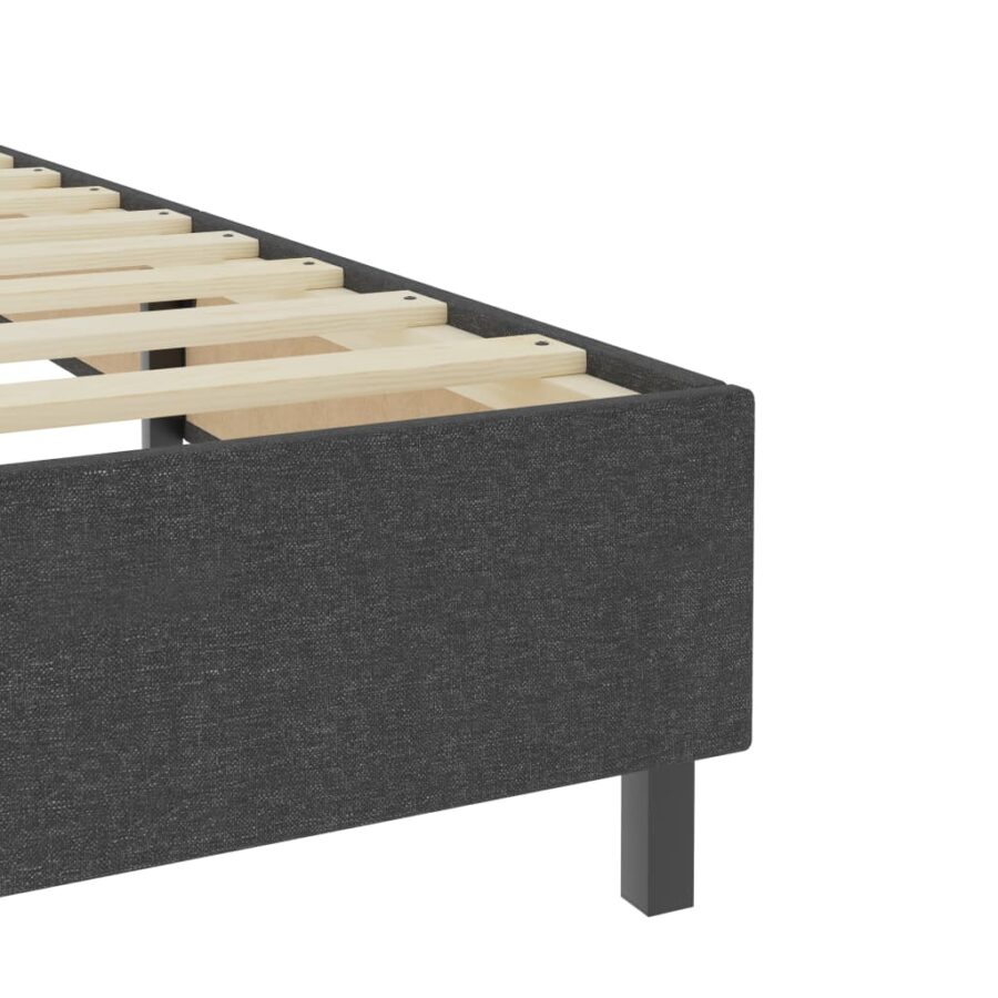 Boxspringframe stof grijs 100x200 cm - Afbeelding 6