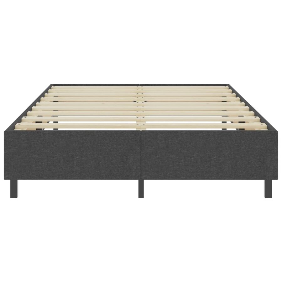 Boxspringframe stof grijs 160x200 cm - Afbeelding 4
