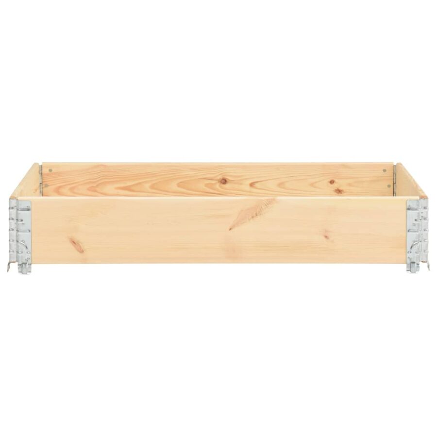 Palletopzetrand 80x120 cm massief grenenhout - Afbeelding 3