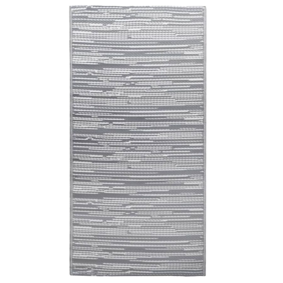 Buitenkleed 190x290 cm PP grijs - Afbeelding 2