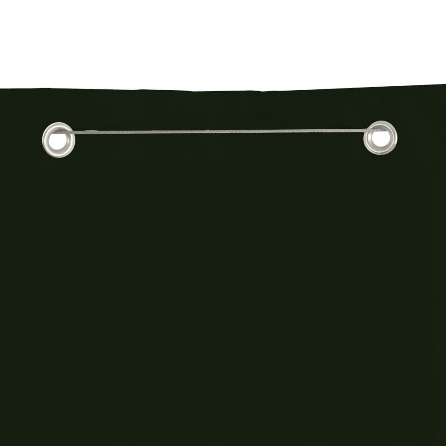 Balkonscherm 140x240 cm oxford stof donkergroen - Afbeelding 3