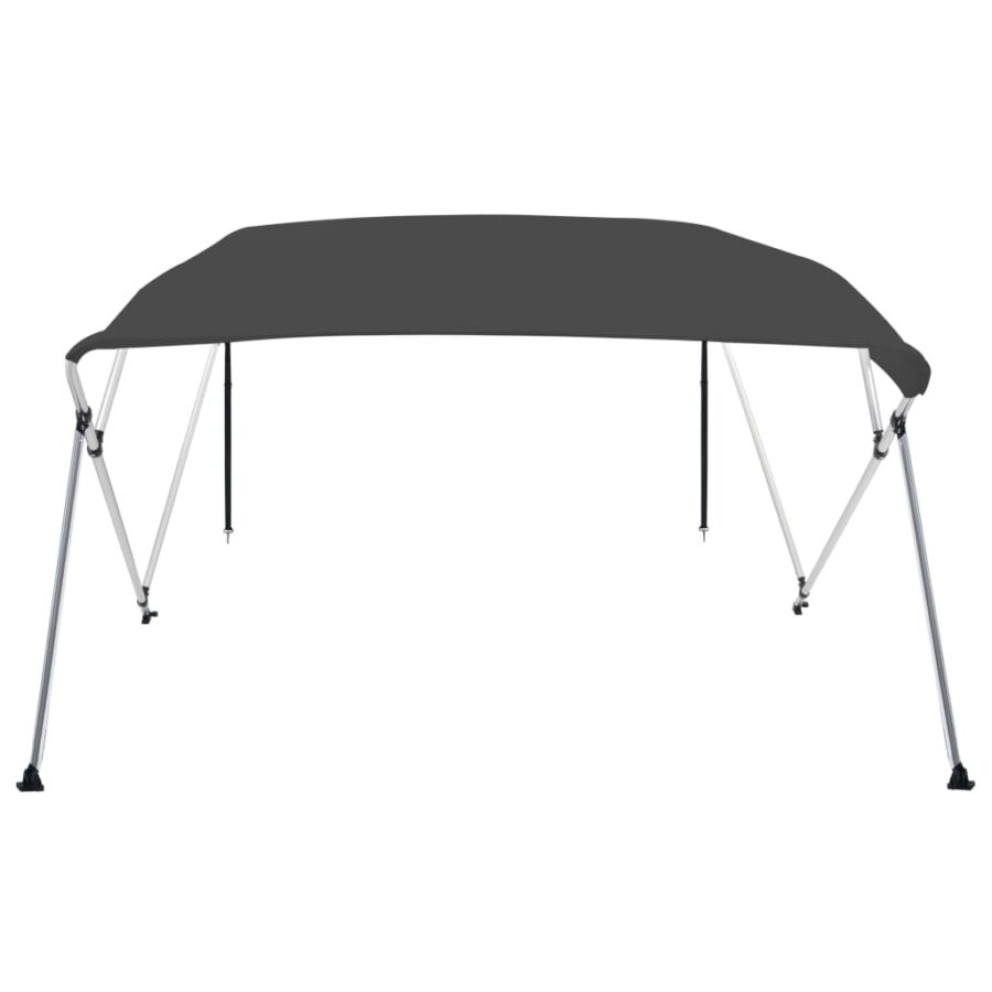 Biminitop 4-boogs 243x196x137 cm antracietkleurig - Afbeelding 2