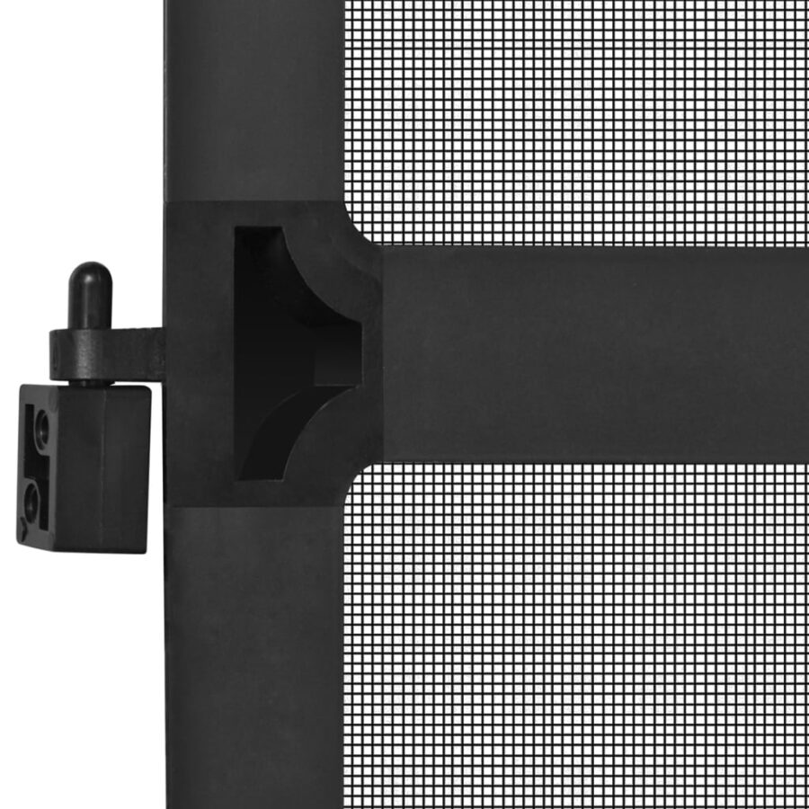 Hordeur met scharnieren 120x240 cm antraciet - Afbeelding 7