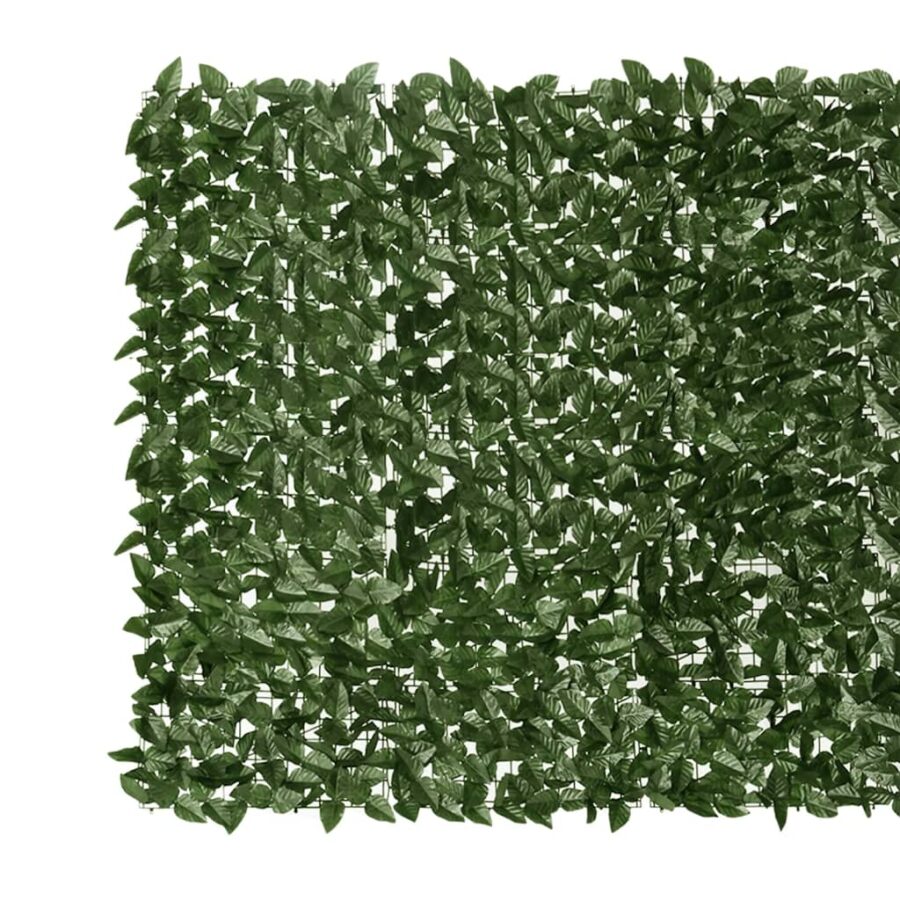 Balkonscherm met donkergroene bladeren 400x150 cm - Afbeelding 3