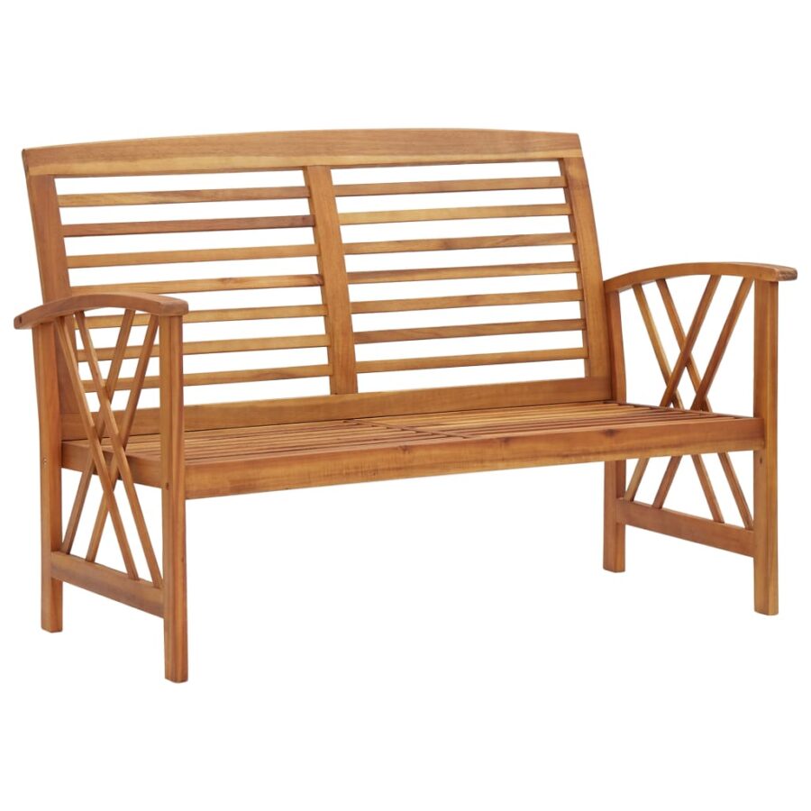 5-delige Loungeset massief acaciahout - Afbeelding 3