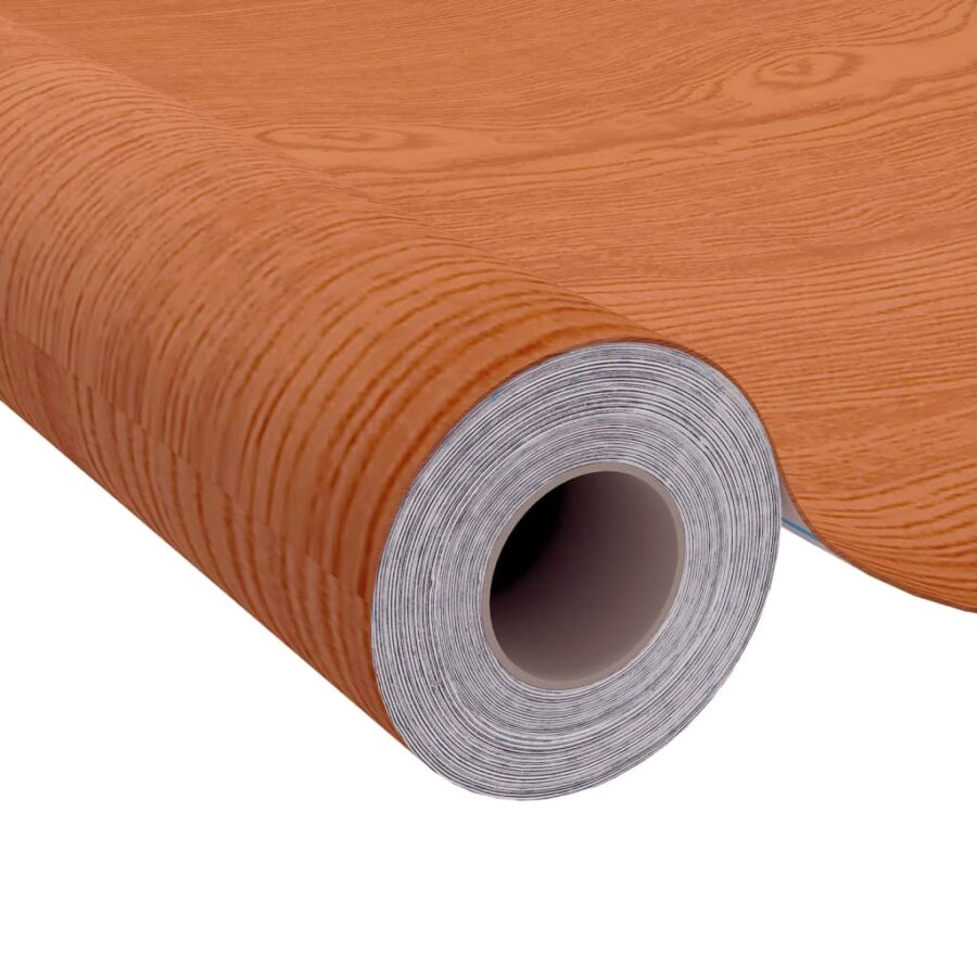 Meubelfolies zelfklevend 2 st 500x90 cm PVC lichteikenkleurig - Afbeelding 5