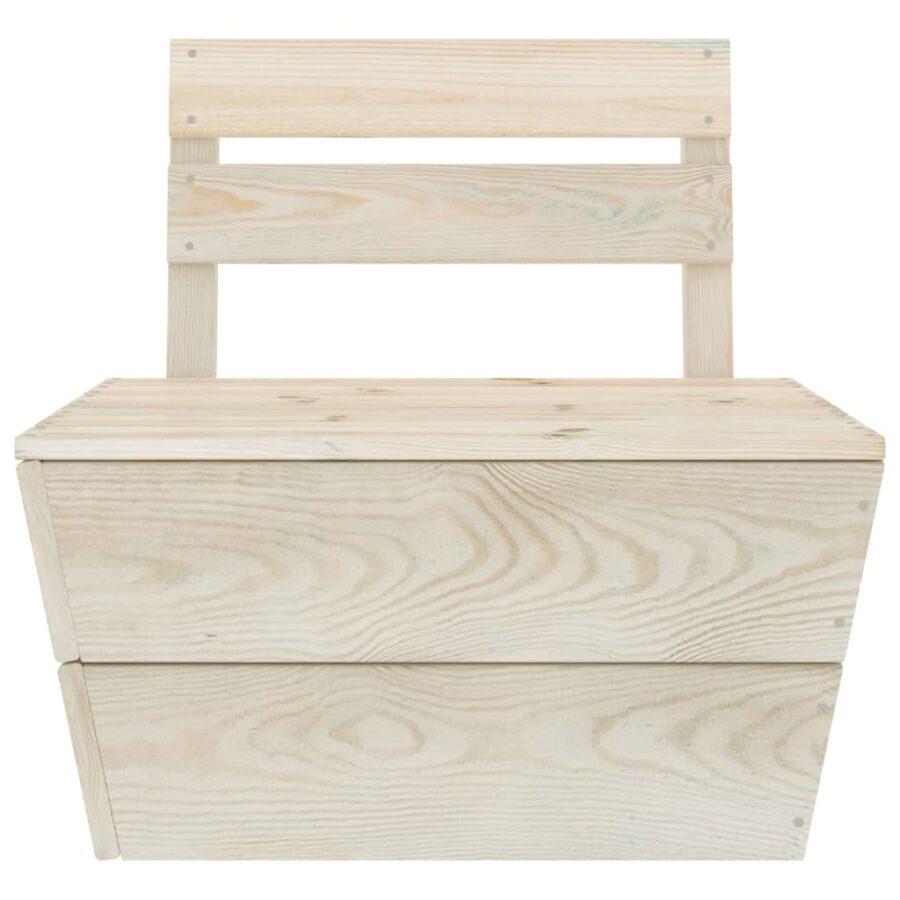 6-delige Loungeset pallet geïmpregneerd vurenhout - Afbeelding 8